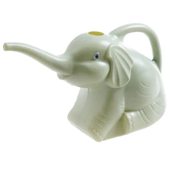 Elephant-shaped watering can for children with long nozzle in pink blue or green colours