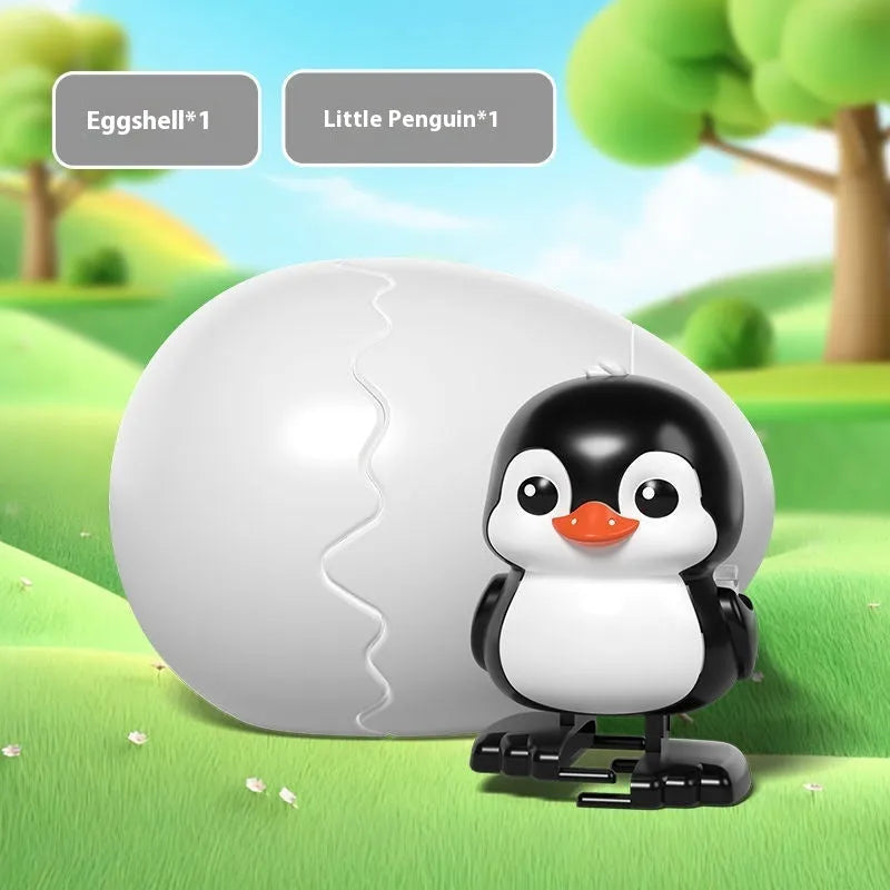 Jumping egg cute beast clockwork toy in plastic for teenagers 7-14 years old