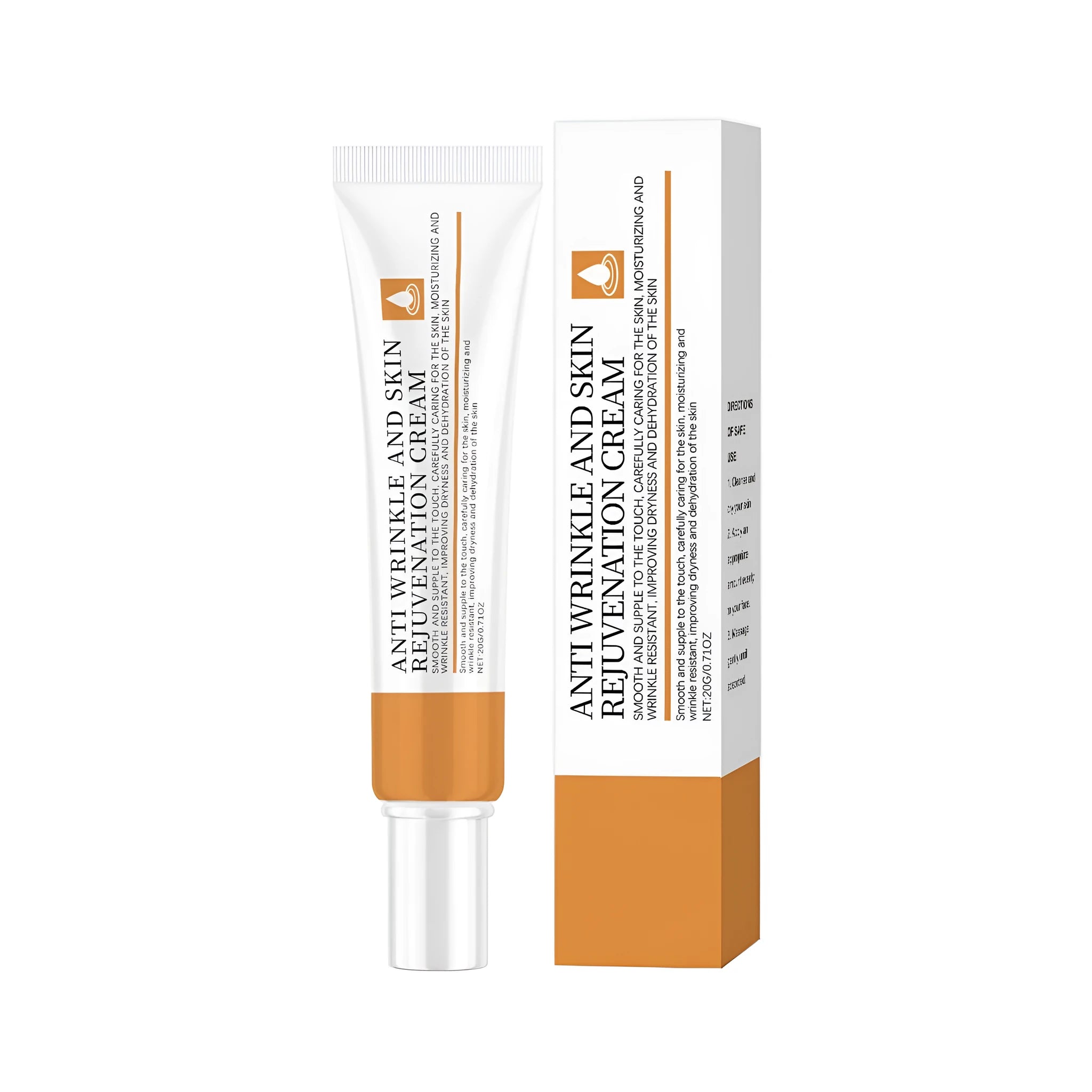 Anti wrinkle skin rejuvenation cream in a 20g jar with Vitamin C and nicotinamide for daily face care
