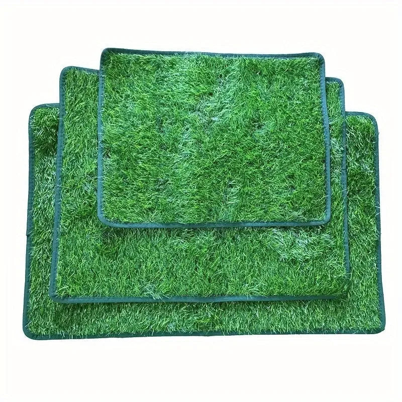 Artificial grass dog toilet mat for indoor pet training in three size options