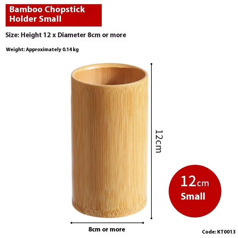 Bamboo chopsticks holder in various sizes from 12x8cm to 18x9cm for household storage