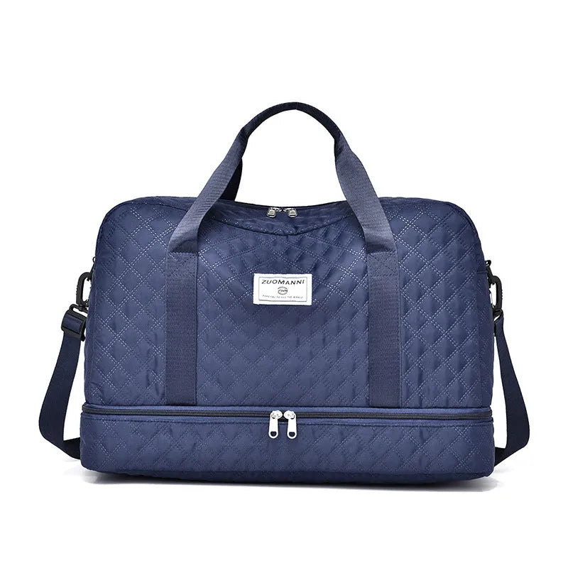 Oxford cloth buggy travel bag with 36-55 litre capacity in solid colour options