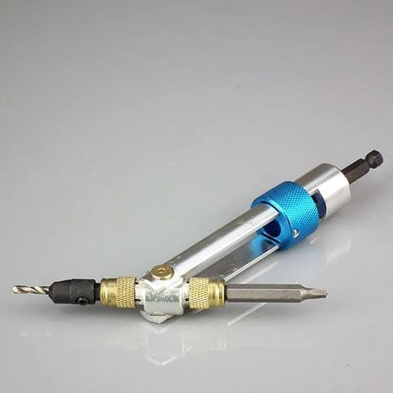 Half Time Drill Driver kit with swivel head, Phillips bits, flathead bits, and countersink bits