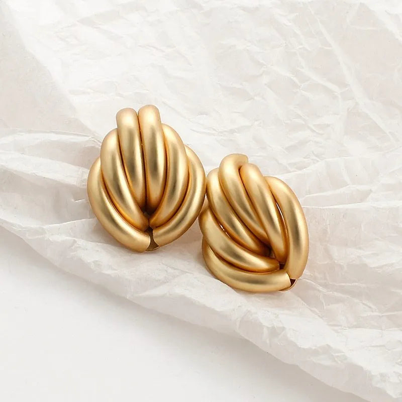 Sweet simulated pearl earrings for women gold alloy geometric shape party office leisure gift choice of 18 styles A-R