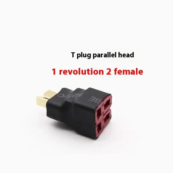 Amass T Plug XT60 parallel series converter for lithium battery packs with two connectors
