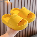 Mixed colour children's EVA slippers with a non-slip sole, shown in sizes for kids.