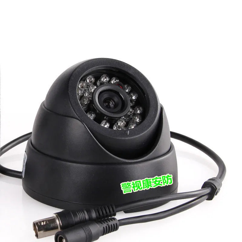 Conch dome shape indoor infrared surveillance camera with 480 TVL horizontal resolution and 3.6mm lens