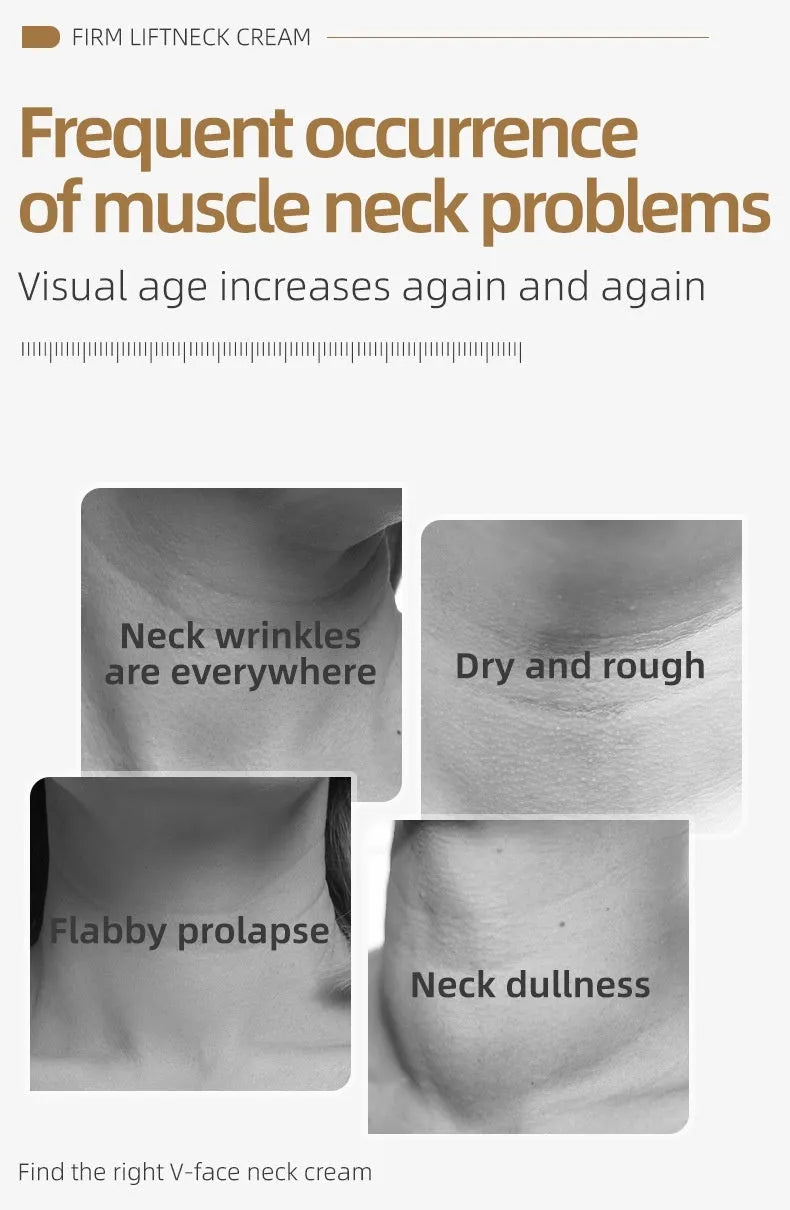 120ml neck lifting and firming massage cream container for universal skin types
