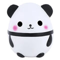 Panda-shaped PU polyurethane decompression toy with pinch music function, packed in OPP bag