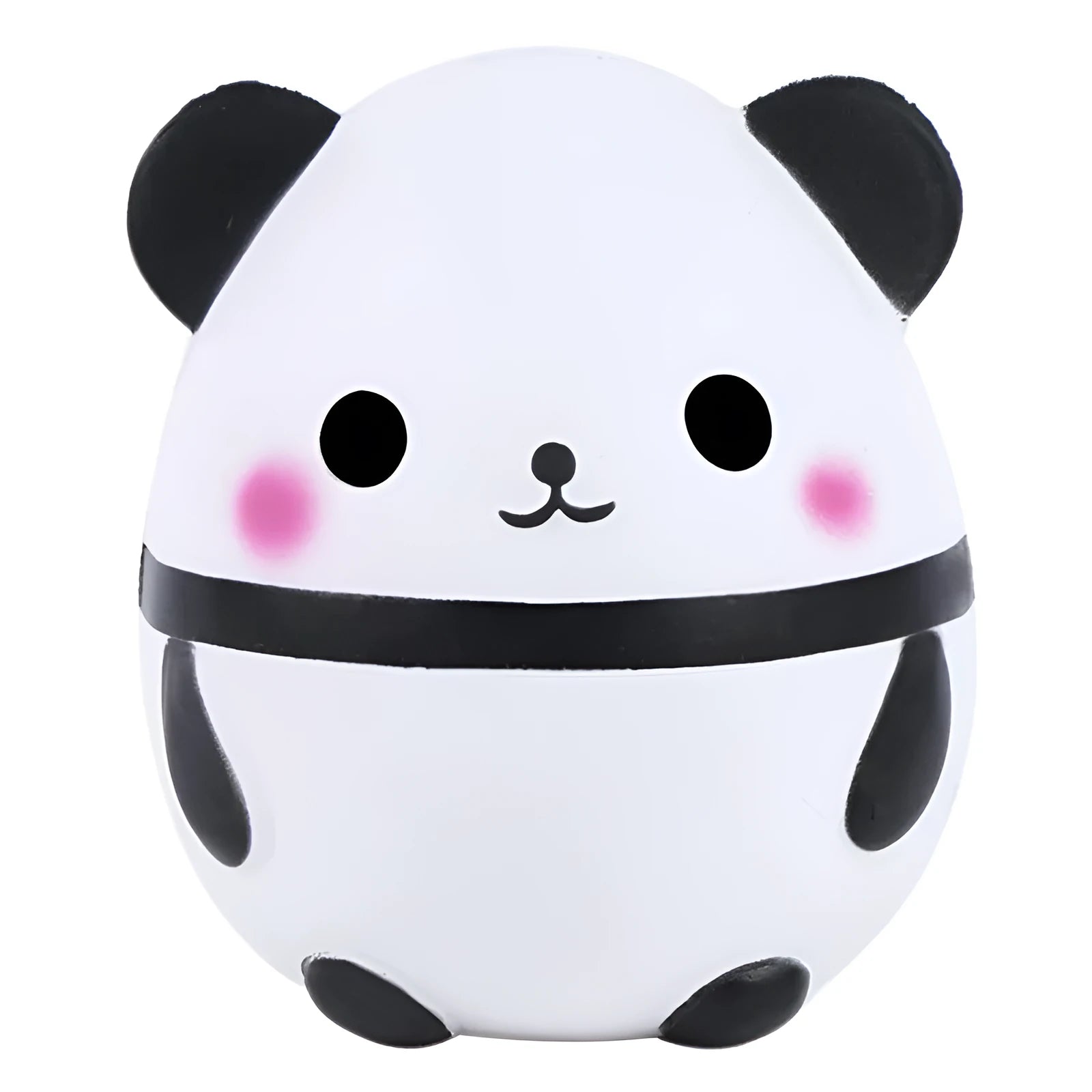 Panda-shaped PU polyurethane decompression toy with pinch music function, packed in OPP bag