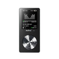 Gold, silver, and black all-metal portable MP3 player with a 1.8-inch screen.