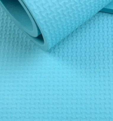 EVA composite yoga mat in multiple colours showing 4mm and 6mm thickness options