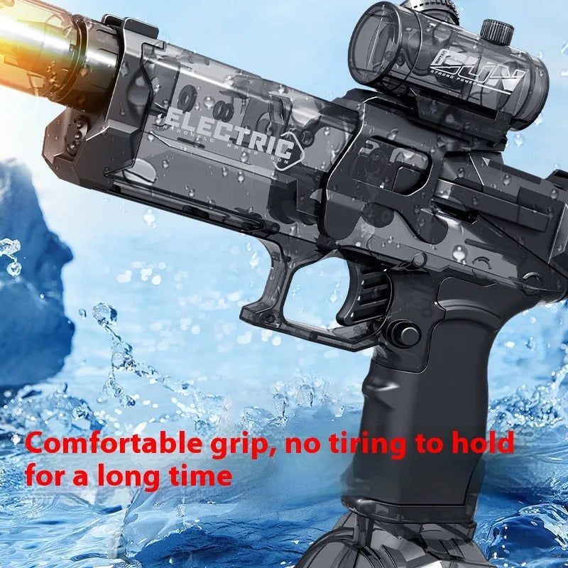 Fire Rat AC223 rechargeable electric water pistol with cool light in black or blue