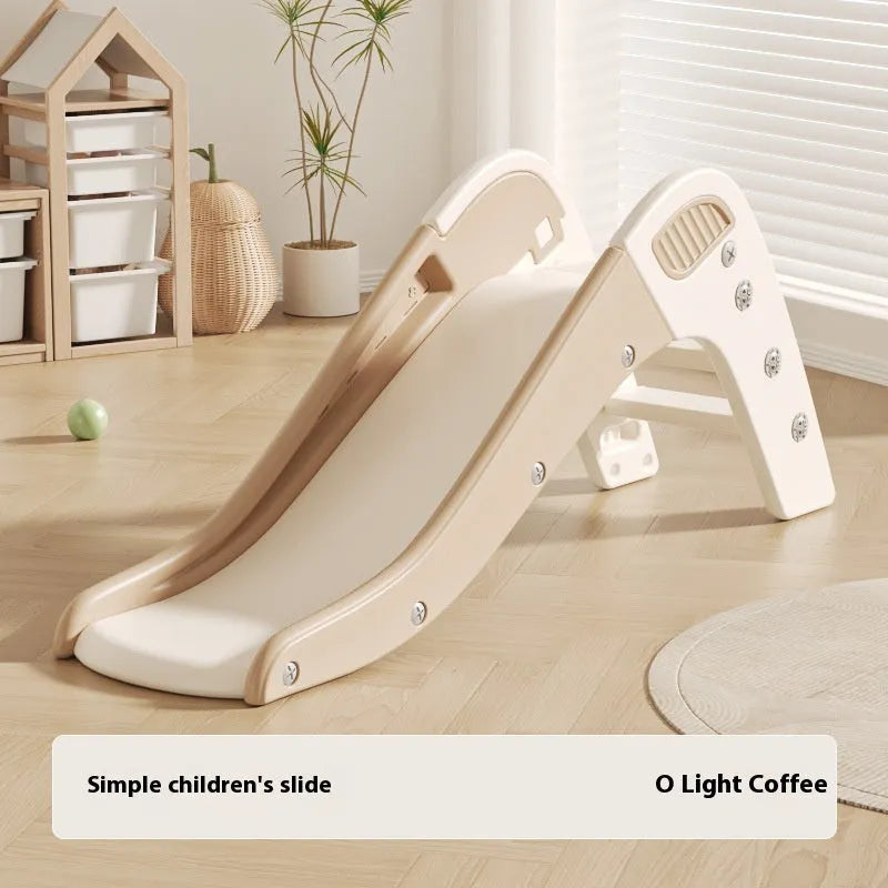 Small plastic baby slide in blue for children under three years old