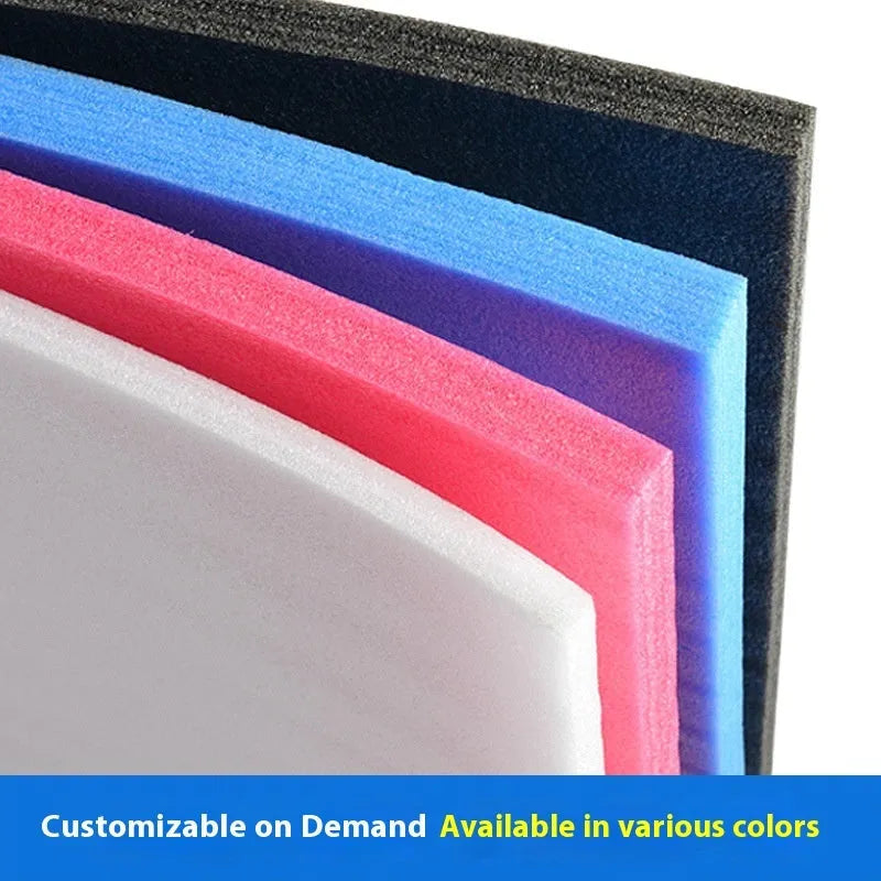 Large white EPE pearl cotton foam insulation board measuring 2 metres by 1 metre.