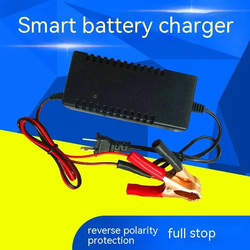 12V3A lead acid battery charger with 3000mA output and 100-240V input