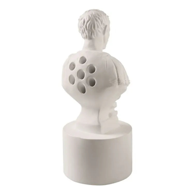 White American creative character modelling pen holder made from synthetic resin for desk organisation