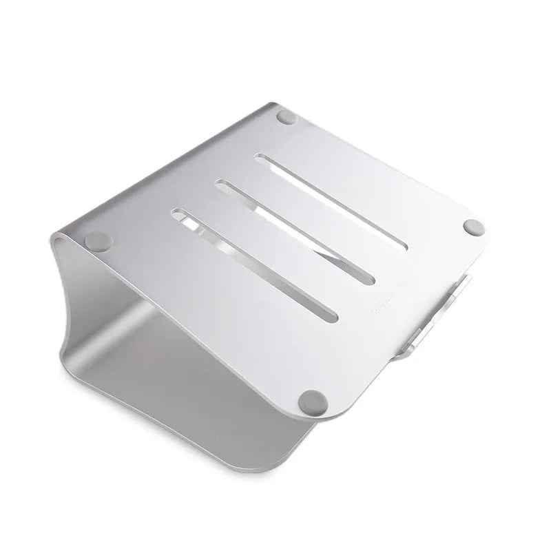 Aluminium notebook cooling bracket with rotating design and 4.07mm thickness in silver and grey options