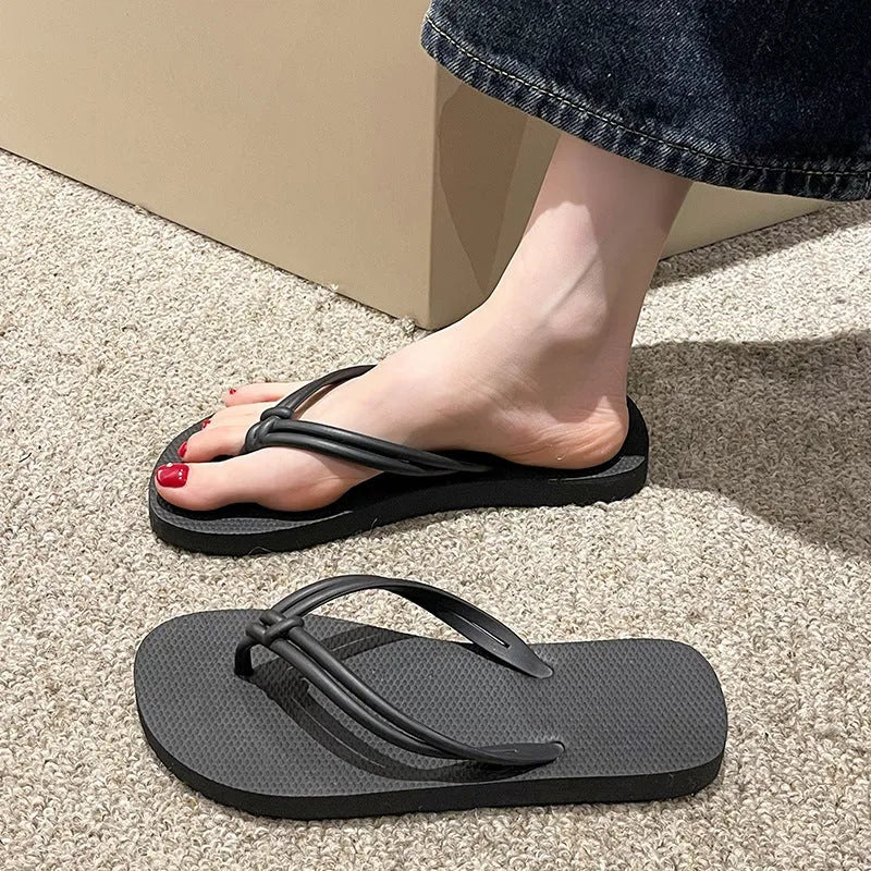 Men's PVC flip flops with toe covering design in multiple colour options showing injection moulded sole