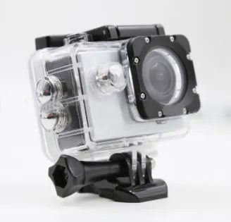 4K waterproof sport camera with 30m depth rating, 170 degree wide-angle lens and 2.0 inch LCD screen