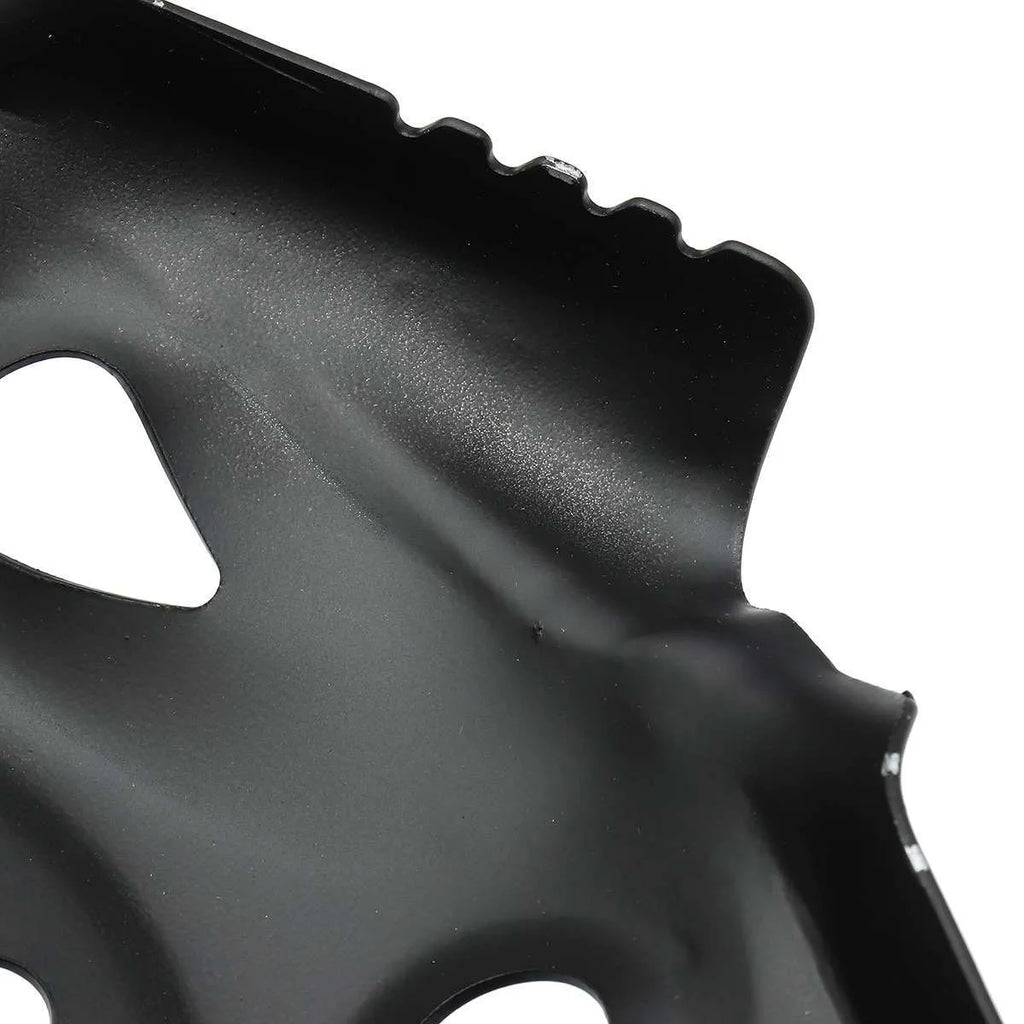 Metal cut lawn mower part 23.5 cm diameter black A3 iron plate garden machine replacement accessory