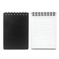 Business Intelligence notepad with spiral binding, PP cover, 45 sheets eco paper, pen and rag