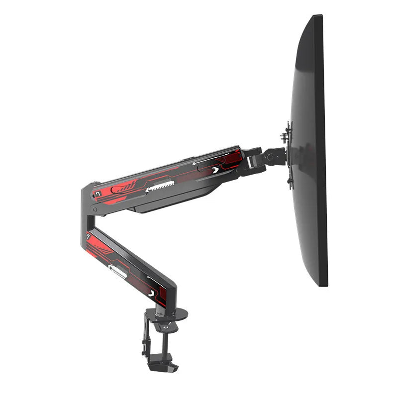 Classic black cold rolled steel monitor bracket for 17-32 inch screens with rotary arm