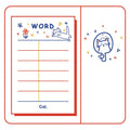 Set of eight A6 themed notebooks including cherry blossom, floral, cloud, and kitten designs