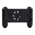 Black cooling Bluetooth game controller for iPhone mobile gaming with 10-hour battery