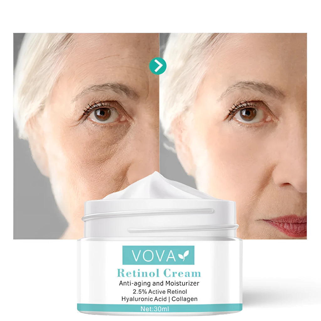 30ml anti-wrinkle cream jar with collagen and hyaluronic acid for tightening and moisturising