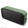 Mini portable bluetooth speaker in silicone body, black colour, compact size