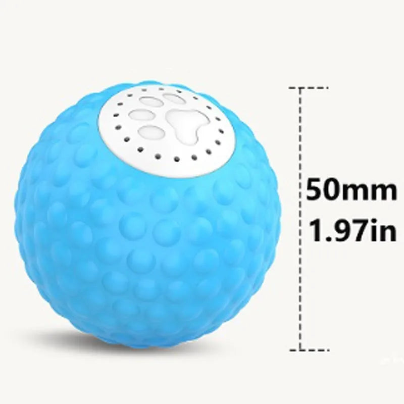Remote control cat ball toy in blue colour with rolling movement