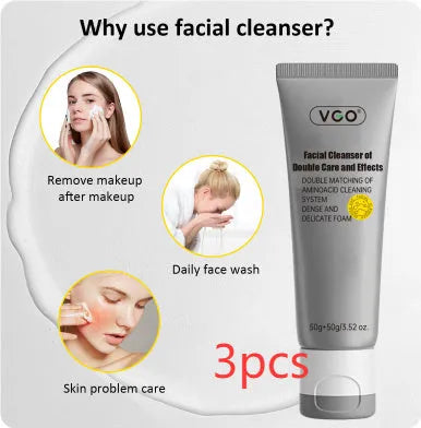 Facial cleanser for women 100ml oil control deep pore cleansing refreshing face wash