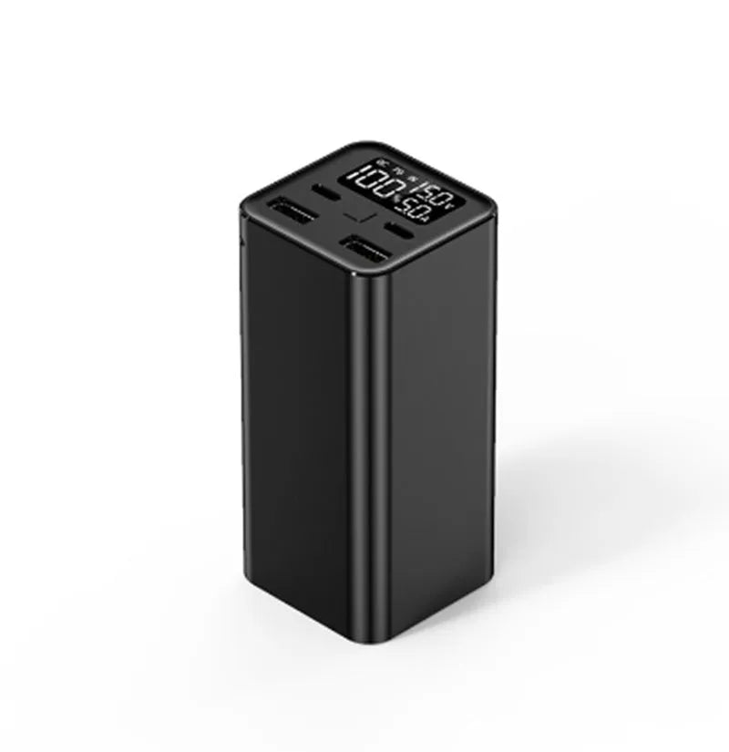 65W 20000mAh metal laptop power bank in black, blue or grey colours