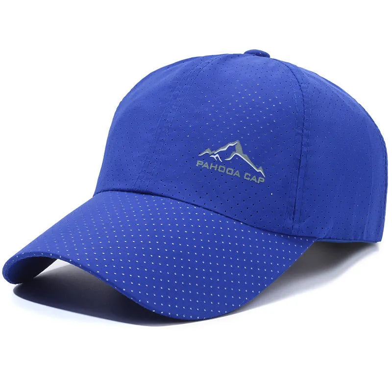 Korean style baseball cap with dome crown and adjustable strap in multiple colour options