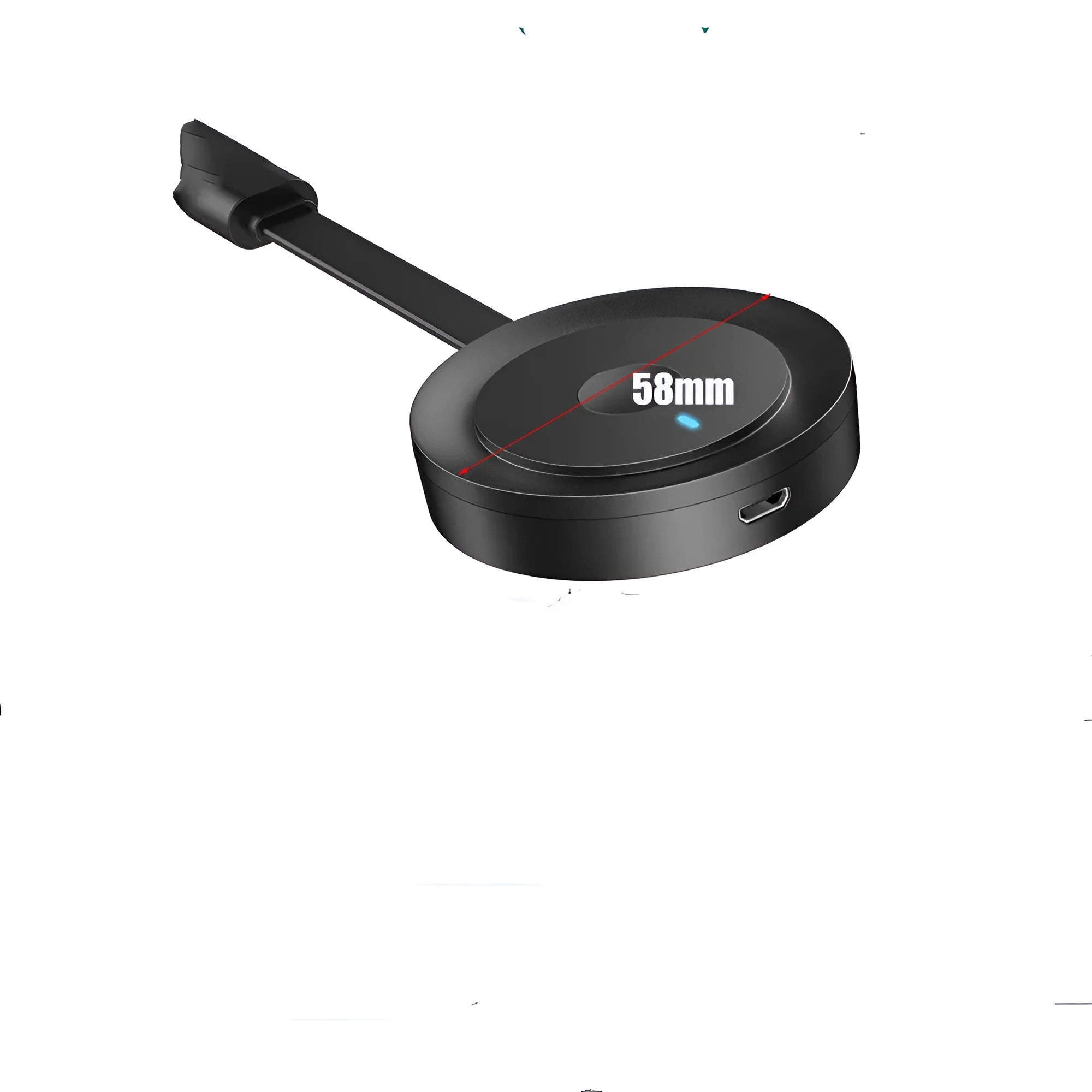 Pushbao dual-band WiFi dongle 12x90x30mm HDMI connector for TV projector 1080p