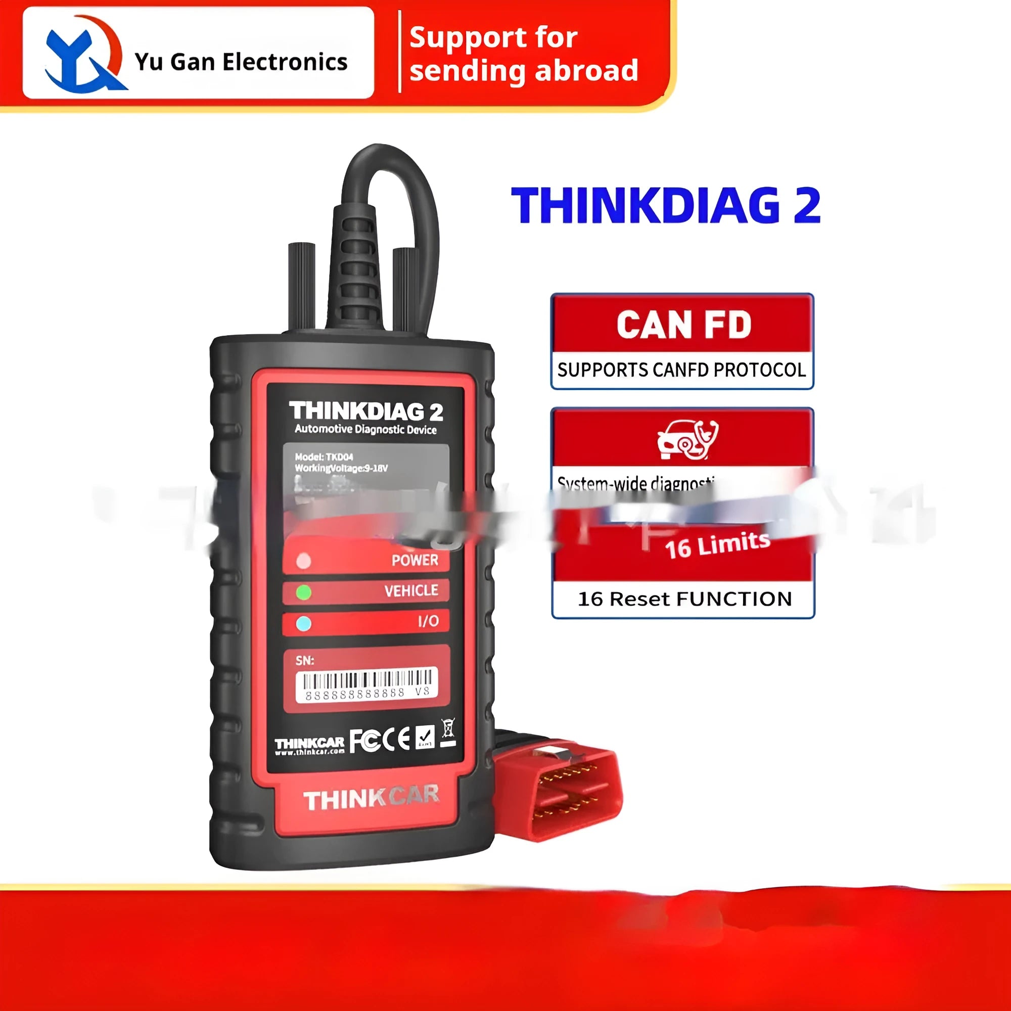 Advanced precision detector for automobile failure car diagnostic tool with style option