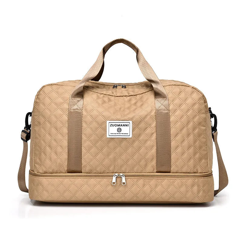 Oxford cloth buggy travel bag with 36-55 litre capacity in solid colour options