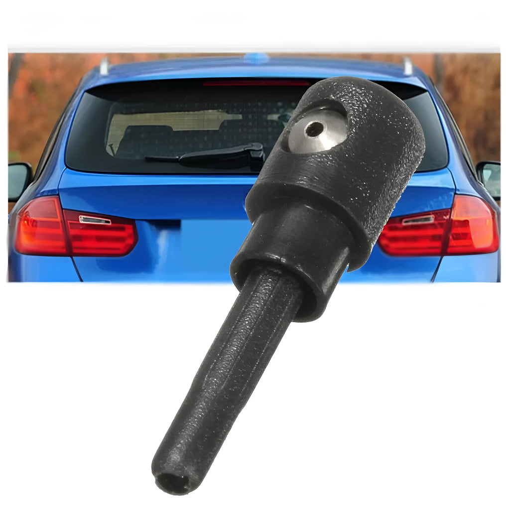 Black rear windshield water washer nozzle for Volkswagen Golf Audi Skoda 1pcs