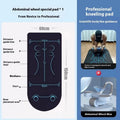 Abdominal wheel with elbow support in various colour options including blue, orange, and black