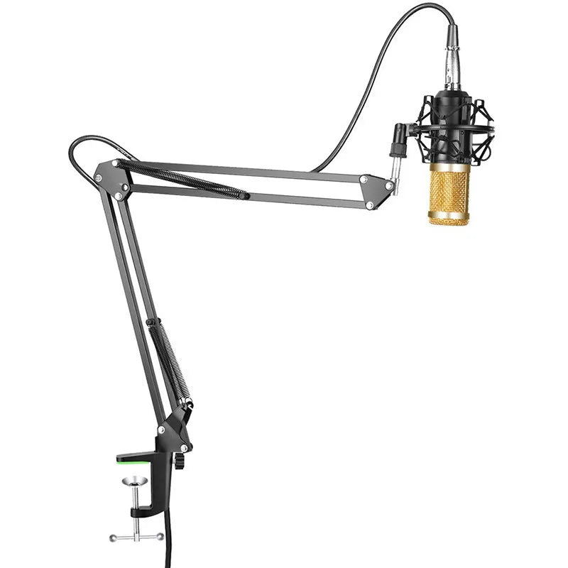 BM-800 condenser microphone in multiple colour options with electroplated mesh head