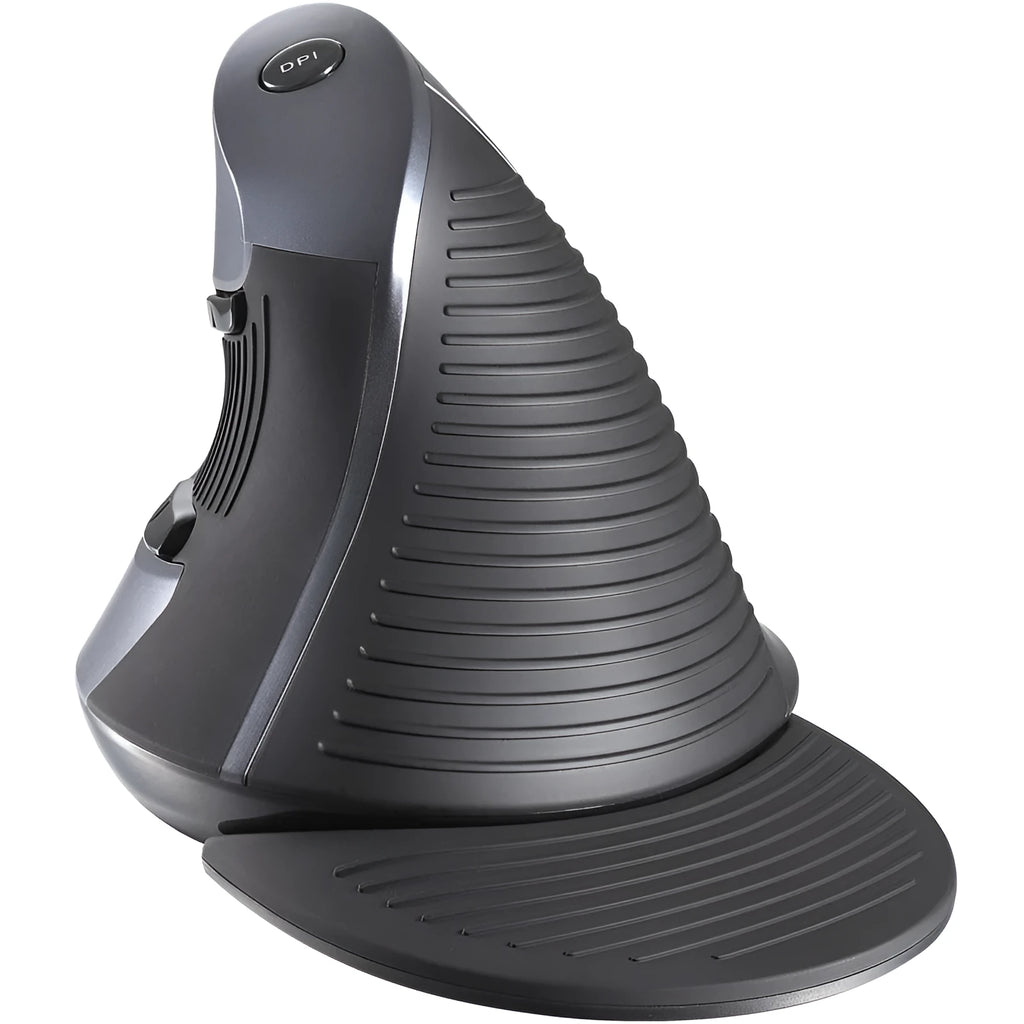 M618 wireless vertical ergonomic mouse in black or white with USB connection