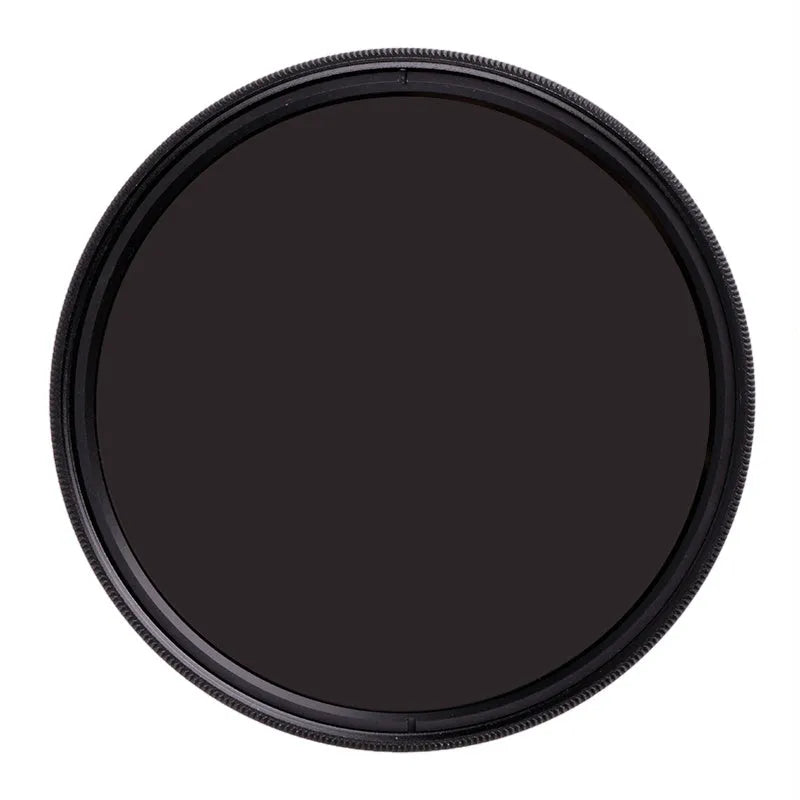 ND8 camera filter with aviation aluminium frame for 49mm to 82mm lenses