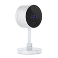 White gun-style WiFi home security camera with 1080p resolution and intelligent network alarm system