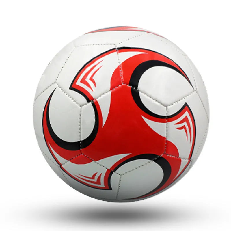PVC football in sizes 3, 4 and 5 with machine-sewn construction for training and competition