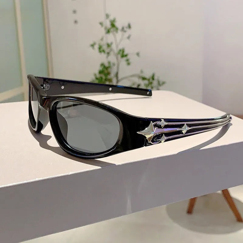 Polycarbonate sports sunglasses in multiple colour options with Category 3 lenses for outdoor protection