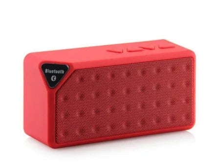 Cannon X3 mini portable Bluetooth wireless speaker in five colour choices on a neutral background.