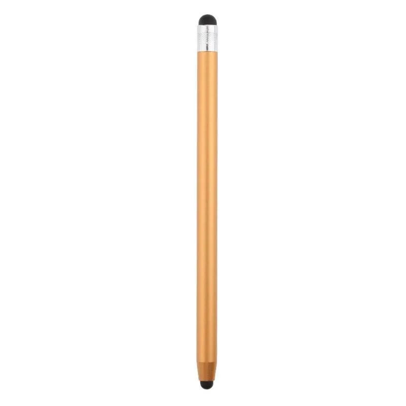 WK128 black metal double-tip capacitive stylus pen for touch screen phones and tablets
