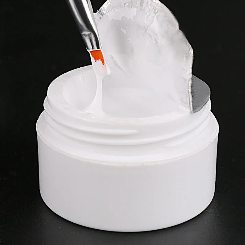 15ml phototherapy gel in pink, transparent, and white shades for nail extension