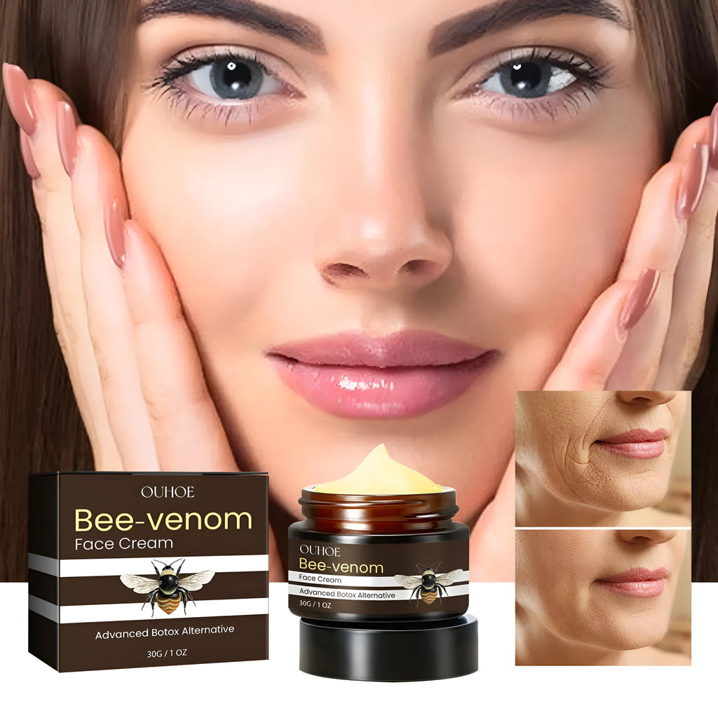 OUHOE Bee Firming Cream 30g jar for hydrating and firming skin.